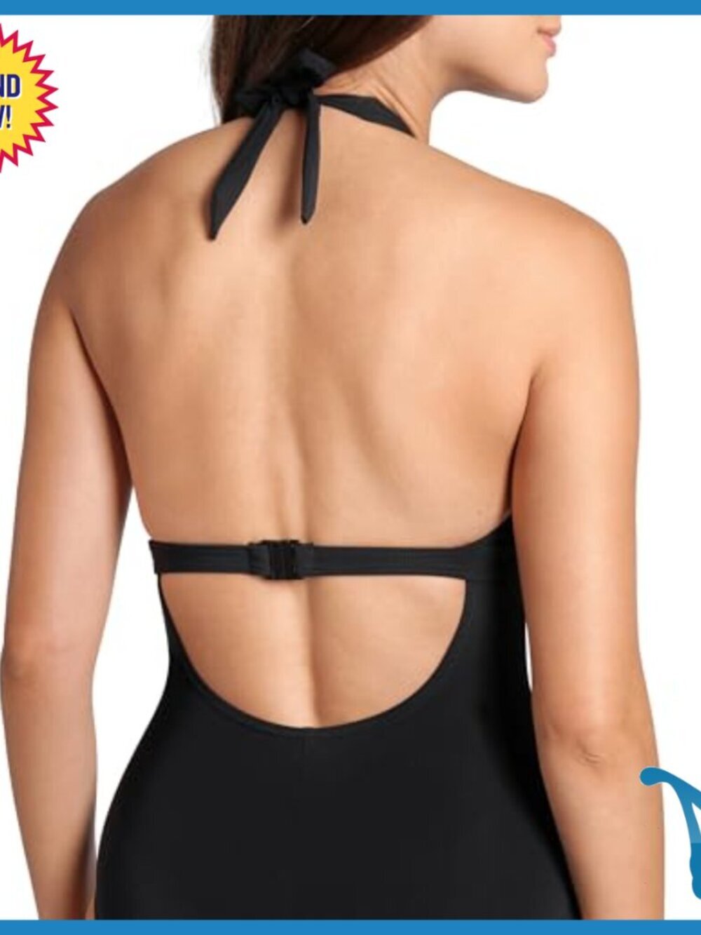 C-Cup Shaping Swimsuit with Power Mesh Waist Support - Picture 4 of 6
